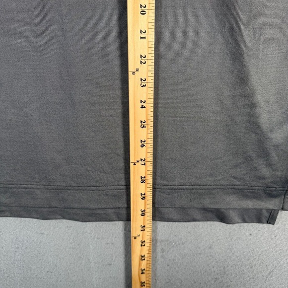 FootJoy Polo Shirt Mens Large‎ Gray Golf Sport Active Sportswear Lightweight - Picture 6 of 11